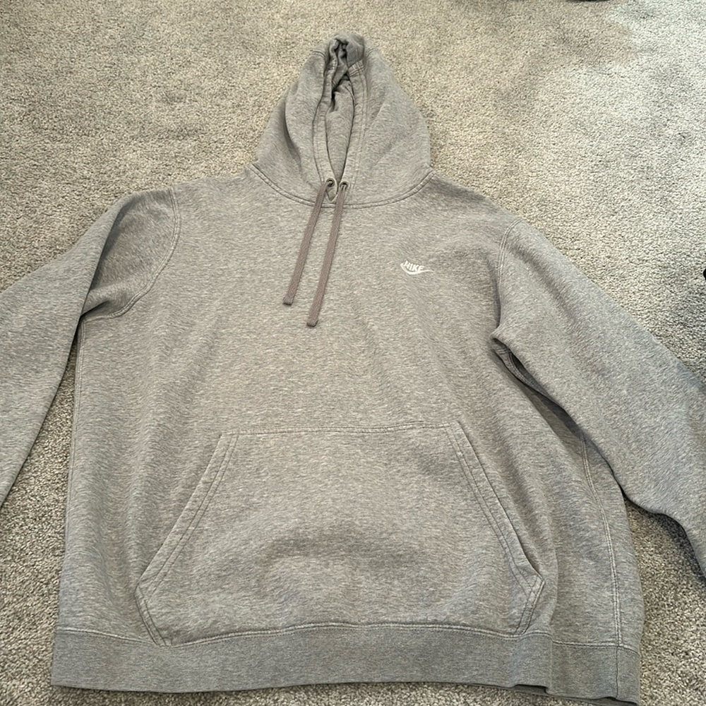 grey nike hoodie